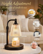 Candle Warmer Lamp with Timer Birthday Gifts for Women,Black - Image 3