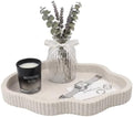 Coffee Table Tray for Home Decor,11" Cloud Sandstone Decorative Tray for Coffee Table Decor,Modern Organizer for Living Room&Kitchen Counter(Model A) by Unknown
