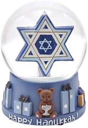 Kurt S. Adler 100MM Musical Hanukkah Star of David Waterglobe by KurtSAdler