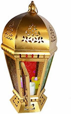 Vintage Gold Ramadan Lantern Home Decoration - Image 3
