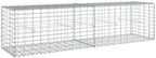 vidaXL Gabion Basket with Cover 78.7"x19.7"x19.7" Galvanized Iron by vidaXL