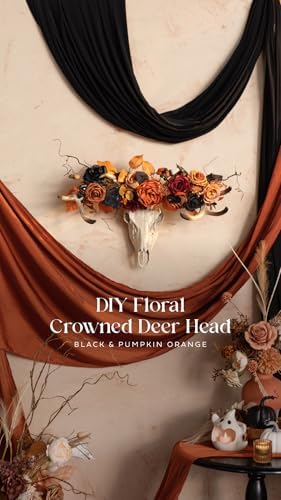 Ling's moment Artificial Flowers Greenery Deluxe Combo, Halloween Decor - Image 4