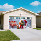 Christmas Garage Door Banner – Festive Holiday Party Backdrop Decoration for Home & Outdoor, Elf & Snow Scene Design for Garage, Porch, Living Room, or Bedroom,16 x 7ft/4.8 x 2.1m - Image 5