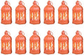 12Pack Mini Lanterns for Ramadan, Halloween, Christmas, Small Lanterns with Flickering LED Candle for Enchanted Forest Wedding, Moroccan Lantern for Table Centerpiece, Medieval Decor, Orange by ReperlaSpecialMiniSmallLanternDecoration