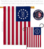 America 250 Flag Betsy Ross July 4th Garden Stand Set Porch Lawn Tapestry Grave Yard Decor Canvas Prints Textile Woven Poster USA 250th Anniversary Merchandise Decoration Gift - Image 4