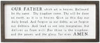 Simply Said, INC Farmhouse Frames- The Lord's Prayer - 10 x 24 in Rustic Wood Sign FF1199 by SimplySaidINC