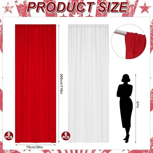 HunnmingRe 12 Pcs Circus Carnival Party Backdrop Decorations 2.5 x 10 ft - Image 2