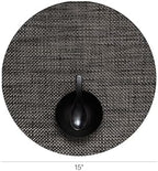 Chilewich Basketweave Placemats, Woven Round Placemats Set of 4 - Image 2