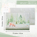 Maison d' Hermine Placemats Set of 4 Reusable 100% Cotton (13"x19") - Image 4