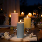 Flameless Easter Candles with Remote, Battery Operated Spring Candles - Image 5