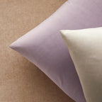 JUSPURBET 28x28 Euro Velvet Throw Pillow Covers Set of 2,Lilac - Image 5