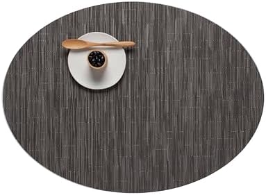 Chilewich Bamboo Placemats Set of 4, Woven Oval Placemats by Chilewich