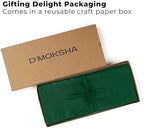Classic Linen™ by D'Moksha, Forest Green Table Runner 144 Inches Long, 100% Pure Linen, Extra Long Table Runner, 14 x 144 Inch for Dining- Fall, Weddings, Outdoor Hosting - Image 4