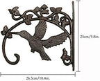Sungmor Cast Iron Plant Hanger Wall Hooks - Hummingbird & 10.4 inch & 2PC - Image 6