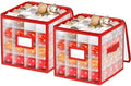 Christmas Ornament Storage Box, 64 Ball Container with Adjustable Dividers by Unknown