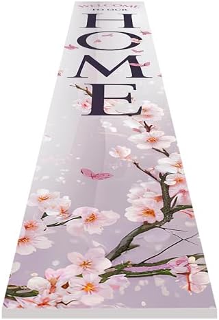 8"x48" Spring Welcome Sign for Front Porch, Hello Spring Porch Sign for Front Door Durable PVC Welcome Home Decorations for Outdoors p (Design 13) - Image 4
