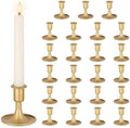Gold Candlestick Holders Vintage: Set of 24 Taper Candle Holder by CreatedforWeddingsandHome