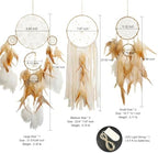 Artilady Dream Catchers Boho Wall Decor, Native Americn Wall Art with Light - Image 5