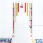 Sola Wood & Palm Garland, Indian Garlands, Artificial Garlands for Indian Wedding Decorations, Flower Garland for Indian Backdrop, Pooja Mandir Decor, Diwali Decorations - 5.5ft (Pack of 2) - Image 4