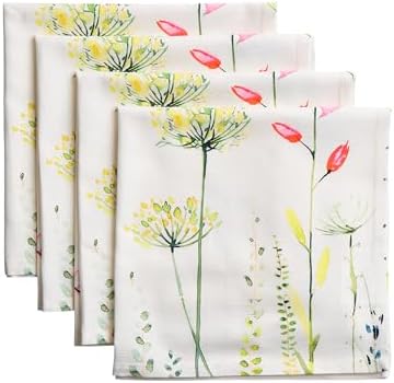 Maison d' Hermine Cloth Napkins Set of 4 Reusable 100% Cotton (20" x 20") by MaisondHermine