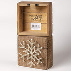 Primitives by Kathy Christmas-Themed String Art, Snowflake - Image 3