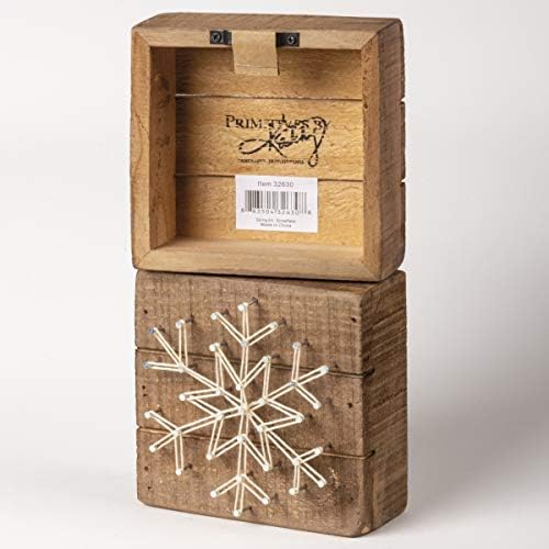 Primitives by Kathy Christmas-Themed String Art, Snowflake - Image 3