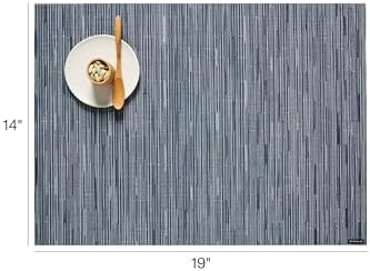 Chilewich Bamboo Placemats Set of 4, Woven Rectangle Placemats - Image 2