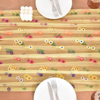 6 Pack Flower Table Runner Floral Daisy Fall Wedding Birthday Party Decor - Image 5
