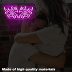 Heart Flame Neon Sign for Bedroom Game Room Retro Y2K Gothic Wall Decor - Image 2