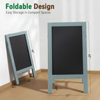 TEAKMAMA A Frame Chalkboard Signs 40"x20", Large Freestanding Chalk Board - Image 5