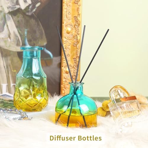 Glass Bud Vases in Bulk Set of 30 Pcs,Small Glass Vases for Flowers as Wedding Centerpieces for Tables,Clear Flower Vases Suitble for Wedding Decorations,Home Decor (Yellow Green, 30 pcs) - Image 4