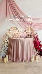 Ling's moment Pink Blush Artificial Dahlias, Wedding Flowers, 25 pcs - Image 4