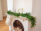 6FT Christmas Garland,Cedar Garland with Pine Cones,Artificial Pine Garland - Image 4