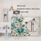 Vintage Flower Butterfly Wooden Floral Placemats Set of 4 Decorative Dinner Place Mats Washable Table Mat for Gifts, Holiday, Birthday Party, Wedding & Dining - Image 7