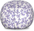 Ambesonne Butterfly Storage Toy Bag Chair, Continuous Pattern of Monotone Abstract Winged Delicate Insect, Stuffed Animal Organizer Washable Bag, Large Size, Blue Grey by Ambesonne