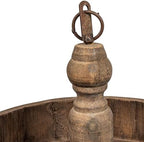 Creative Co-Op Decorative Wood & Tin 3 Tier Tray - Image 4