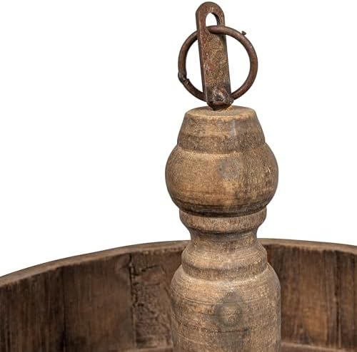 Creative Co-Op Decorative Wood & Tin 3 Tier Tray - Image 4