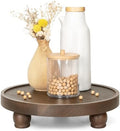 EOSAHR Acacia Wood Display Riser: Pedestal Stand for Home Decor, Dark Brown by EOSAHR