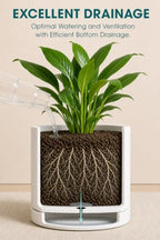 vancasso Ceramic Plant Pots, 3 Piece Planters for Indoor Plants, White - Image 3
