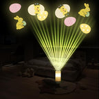 XingsLight Easter Flameless Candle Projector – LED Pillar Candle with Bunny, Chick & Egg Projection Lights |Remote Control & Timer, Easter Basket Stuffer Gift,2 Pack - Image 6