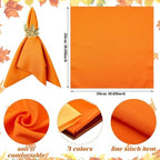 Willbond 32 Pcs Fall Thanksgiving Napkin Rings Napkins Set, Holiday Decor - Image 3