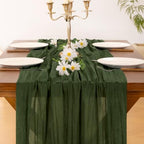 15 Pack Cheesecloth Table Runner Fall Boho Gauze Wedding Party Home Decor - Image 5
