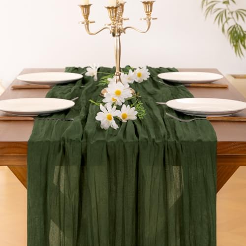 15 Pack Cheesecloth Table Runner Fall Boho Gauze Wedding Party Home Decor - Image 5