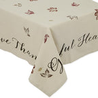 DII Rustic Autumn Leaves Kitchen Collection Thanksgiving & Fall Table Décor, Tablecloth, 60x120 by DII