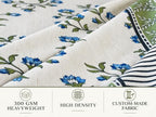 Vintage Floral Rectangle Tablecloth 60x120 Inch Olive Bloom - Image 4