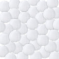 Treela 72 Pack White Chinese Paper Lanterns for Wedding Party Decor, 8" by Treela