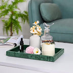Marble Bathroom Vanity Tray, Black, 12"x 8" x1.2" - Image 5