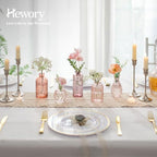 Hewory Small Bud Vases Bulk: 25Pcs Multi Pink Flower Vases for Centerpieces - Image 3