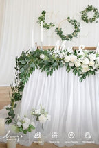 Ling's Moment Sage Eucalyptus Garland, 5.9ft, 2pcs - Image 3