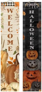 Briarwood Lane Halloween Double Sided Reversible Pine Fall Porch Leaner 47x9.5 Farmhouse Fall by BriarwoodLane